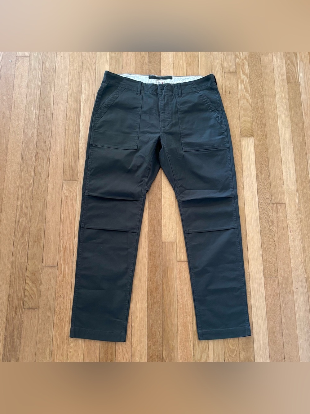 Relwen Military Supply Pants Mens 38 Dark Olive Fatigue Utility Chore Chino
